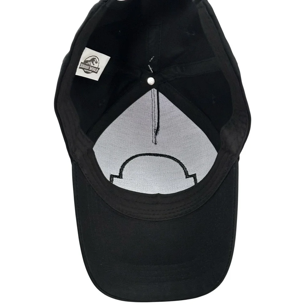 Jurassic World Dominion Hat Black Baseball Cap Movie Promo‎ NWT Adjustable